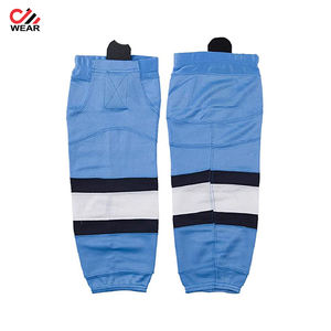 Chaussettes de hockey sur glace à rayures personnalisées, nouvelle collection, bon marché - Product Image 2