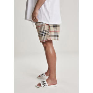 Pantalones cortos de tela personalizados para hombre, ropa de playa informal con logotipo personalizado - Product Image 3