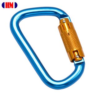 Mosquetón de Aluminio con Cierre Giratorio para Escalada Deportiva, Resistente y de Alta Calidad, con Certificado CE - Product Image 1