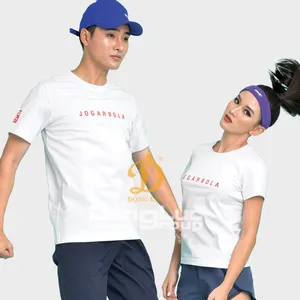 고품질 t-셔츠 제조 베트남 저렴한 도매 스포츠 유니폼 작은 최소 주문 직물 35% 코튼 65% 폴리 에스터