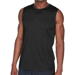 Camiseta Deportiva Personalizada de Secado Rápido, Cuello Redondo, 94% Algodón, 6% Elastano, Sin Mangas, Tejido de Punto Transpirable, Antiencogimiento, Informal - Product Image 3
