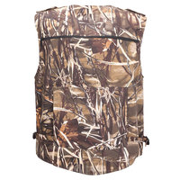 Gilet de chasse professionnel au design simple et personnalisé, vêtement de travail extérieur, camouflage pour pièges à animaux, 100 % polyester léger