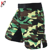 Pantalones de boxeo de gel de poliéster para hombre, pantalones de Muay Thai, pantalones cortos de MMA estampados para lucha, pantalones cortos de boxeo tailandés para ropa de artes marciales