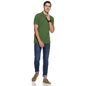 Venta al por mayor Slim Fit Hombres para Polo Camisetas Uniforme personalizado Ropa deportiva 100% Algodón Casual Ropa al aire libre Tallas grandes Diseño de gran tamaño - Product Image 6
