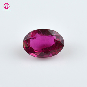6.05 Cts Rubellite Tourmaline Pierres Précieuses En Vrac Pour La Fabrication De Bijoux 9x13mm Ovale Coupe Pierres Précieuses Grossiste Fournisseur De L'Inde - Product Image 2