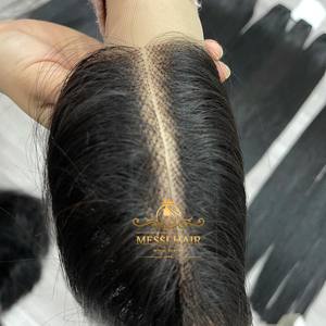 ปิดลูกไม้ HD โปร่งใสผมมนุษย์สีธรรมชาติ #613สีในขายส่ง - Product Image 1