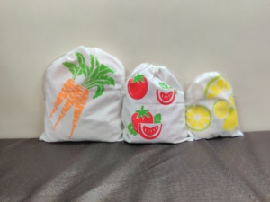 Sac en coton et lin avec cordon de serrage, personnalisable avec logo, pour l'épicerie écologique, l'emballage de détail et la promotion - Product Image 3