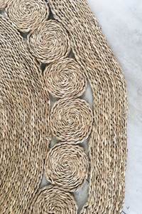 Boho Design Rustic Seagrass <b>Round</b> <b>Rug</b> - Product Image 5