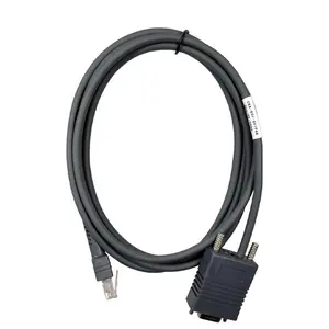 Cable de escáner RS232 DB9 en espiral de 9 pies para Motorola symbol LS2208 LS1203 LS4208 LS4278