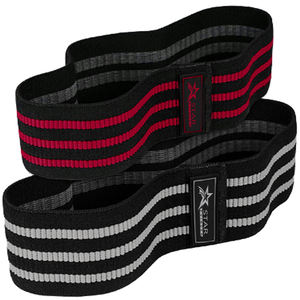 3 pcs/Set Hip Fabric Resistance Band Logo personnalisé Hip Circle Bands (couleurs unies) Hip Circle Booty Bands Workout Resistance - Product Image 1