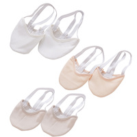 Zapatillas de Ballet Elásticas de Lona Rosa para Hombre, Diseño Nuevo, Color y Logotipo Personalizables, Media Suela Elástica para Uso en Jazz, Danza Lírica y Gimnasia