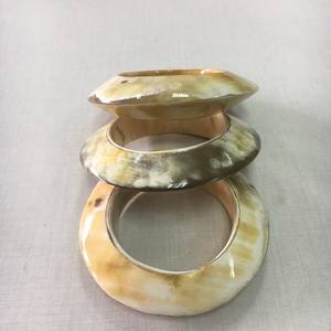 Nouveau Vintage mode corne de buffle unisexe Vintage corne de buffle bijoux fête mariage cadeau perle incrustation directe Vietnam grossiste - Product Image 3