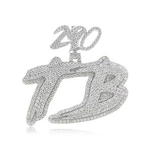 Anillo de Diamante Cultivado en Laboratorio de Plata 925 Personalizado, Estilo Hip-Hop, 11.10 Quilates, 36 Gramos, Certificado para Compromiso o Boda de Hombre - Product Image 1