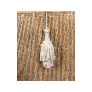 Elegantes borlas blancas para llaves, bolsos de mano - Product Image 1