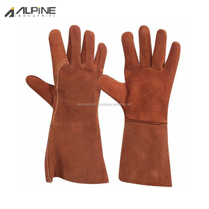 Alpine Industries ถุงมือหนังวัวลดแรงกระแทก, คุณสมบัติความปลอดภัยที่กำหนดเองได้ - Product Image 6