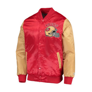 Conception personnalisée de haute qualité Varsity col montant veste respirant coupe-vent unisexe fantastique Logo brodé Sublimation - Product Image 3