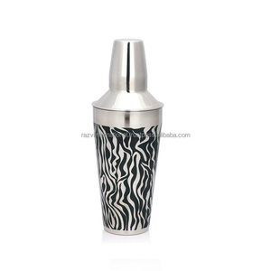 Shaker à cocktails imprimé en acier inoxydable moderne, durable et écologique de 750 ml pour la maison et les bars - Product Image 6