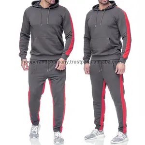 High Performance Mens Long Sleeve Gym Hooded Casual Tracksuit Sweatshirt Customized Men Tracksuit Jacket And Sweatpants