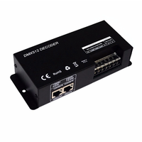 DMX 512 3CH 4CH x 8A Décodeur DMX A MENÉ Le Contrôleur 3 Canaux 4 Canaux Conducteur RVB RGBW LED Bande DC 12V-24V Haute Qualité DMX Décodeur