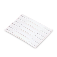 Attache de classement autocollante en plastique Business Source