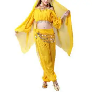 Fantasias de dança do ventre para mulheres, de alta qualidade, preço, feito na índia, profissional, fantasia, vestido de treinamento
