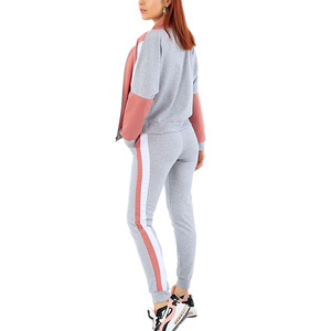 OEM High Quality Custom Women <b>Tracksuit</b> jogging Sports Sets Workout <b>Plain</b> <b>Tracksuits</b> For Women and girls - Product Image 4