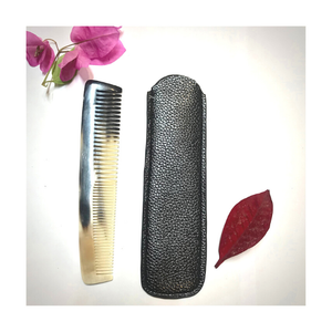 Peines de cuerno de búhos blancos, Material de cuerno de búhos con logo impreso en peine profesional, hecho a mano - Product Image 2