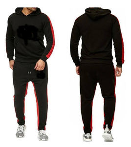 เสื้อวอร์มผู้ชายแขนยาวแบบ2ชิ้นสำหรับเล่นกีฬาระบายอากาศได้ให้ความอบอุ่นซับเหงื่อได้สำหรับฟิตเนสวิ่งจ๊อกกิ้งจาก BD - Product Image 3