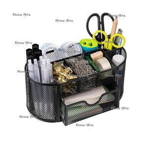 Organizador de escritorio de hierro de malla de 4 niveles Organizador de escritorio de tamaño y forma personalizado de la más alta calidad del fabricante en la India - Product Image 5