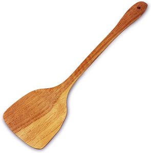 Mini cuillère à salade en bois poli foncé pour café thé ustensiles de cuisine polyvalent chinois en bois riz ustensile de service petite taille - Product Image 2