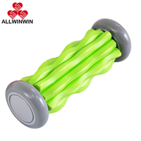 ALLWINWIN FTR06 Rouleau de massage des pieds - Masseur Shiatsu en mousse EVA ondulée pour fasciite plantaire