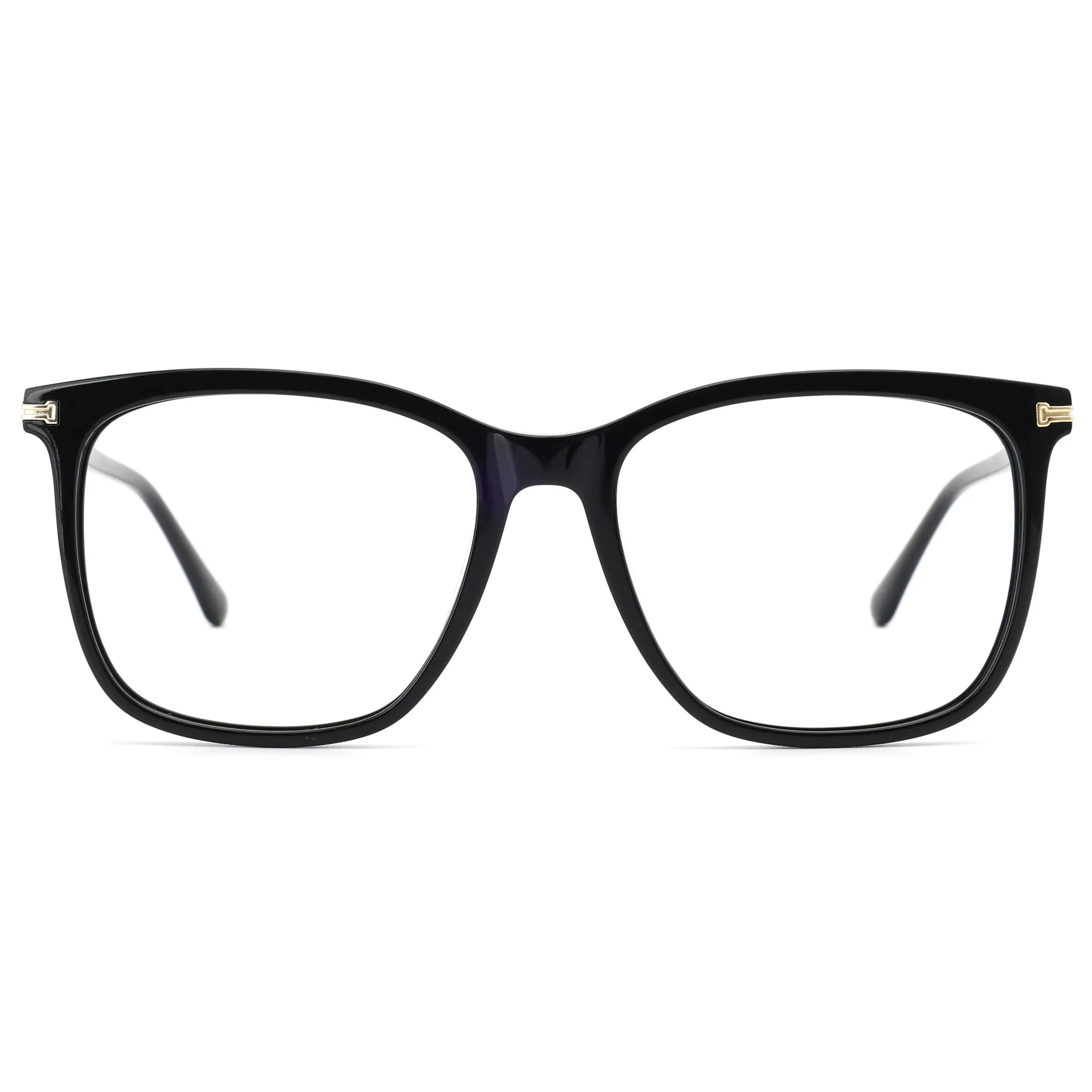 Oem Combination Acetate Fashion New Acetate Model Prescription Eyeglasses Round Unisex Optical Frame