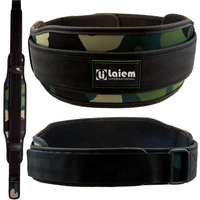 Cinturón de Soporte Lumbar Unisex de Neopreno Transpirable y Suave, con Logotipo Personalizable, para Levantamiento de Pesas, Color Personalizado, Duradero