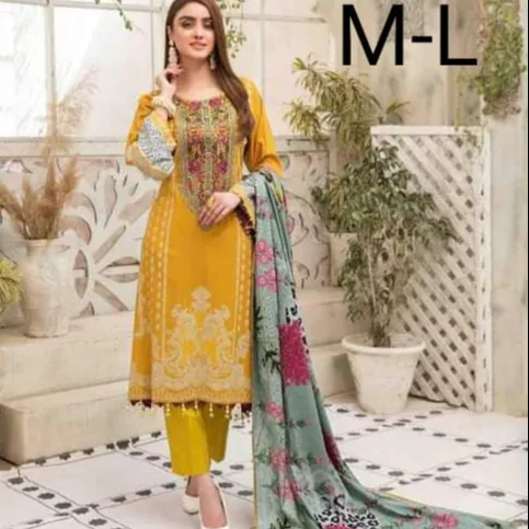 Premium Quality Pakistani Summer Lawn Collection Digital Print 3 Piece Stitched Dresses in Premium Packaging