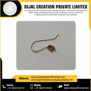 Móc Tai Dây Tai Hình Lưỡi Câu Bộ Dụng Cụ Làm Trang Sức Nữ Từ Ấn Độ Bằng Bạc Sterling - Product Image 4