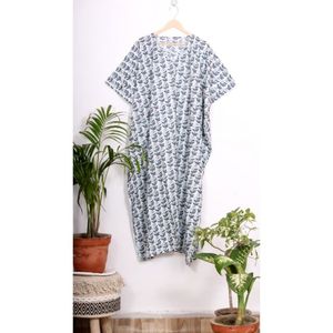 Conjunto de Bikini de Algodón con Estampado Digital de 2 Piezas, Camisón Largo con Estampado Floral, Encaje Hecho a Mano, Ropa de Playa para Usar en el Resort - Product Image 2