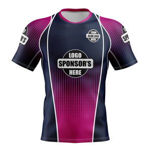 Conçu sur mesure maillot de rugby à manches courtes confortable et respirant Teamwear chemises et ensembles élégants avec options de taille et de logo - Product Image 1