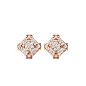 0.35 TCW Real Round Diamond Stud <b>Earrings</b> | 14K Gold Screw <b>Back</b> Floral Cluster Design | Anniversary Gift Fine Jewelry for Women - Product Image 5