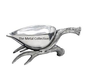 Bol de service en Aluminium Antique, pour hôtel et Restaurant, plat à salade, couleur argent pièce Antique, plateau en métal 1 pièce - Product Image 5