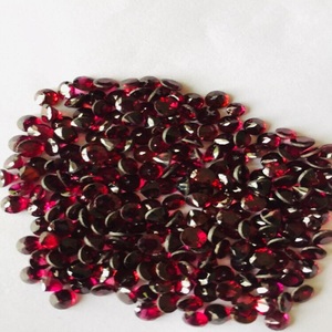 Granate Rodolita de Grado AAA, Rojo Natural, Certificado por IGI, 5x5 mm, 100 Quilates, Accesorios de Joyería - Product Image 5