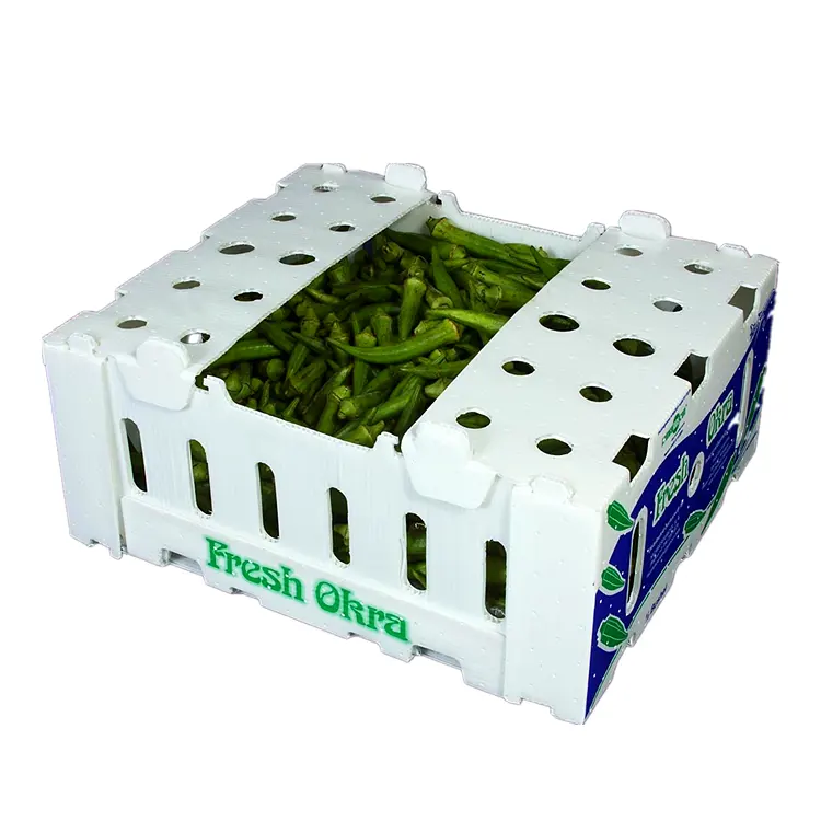 कस्टम पीपी Corflute Plastico Corrugado भिंडी बॉक्स a4 आकार Nuc शतावरी/भिंडी बॉक्स नालीदार प्लास्टिक Corriboard Danpla पैकिंग बॉक्स