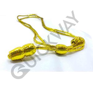 Cordes de capuchon d'officier de cérémonie avec cordons de capuchon de protection en fil de lingot - Product Image 1