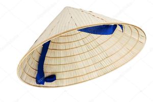 Sombrero Cónico de Hoja de Palma de Bambú Vietnamita, Sombrero Cónico Vietnamita - Product Image 3
