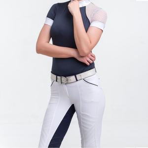 เสื้อนักขี่ม้าของผู้หญิงเสื้อนักขี่ม้าแขนสั้นยืดแบบตามสั่งเสื้อนักขี่ม้า - Product Image 1