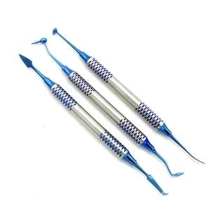 Espátula de llenado de resina compuesta Dental, juego de herramientas dentales de resina, Color de Plasma, acero inoxidable, CE ISO, 6 piezas - Product Image 2