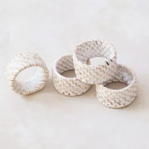 Corn husk woven napkin ring handmade napkin buckle wedding table decoration TienPhong Handicrafts Made In V