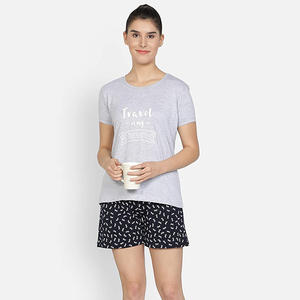 Fray-Camiseta lisa de Color con pantalones cortos, conjuntos elegantes de verano de talla grande - Product Image 5