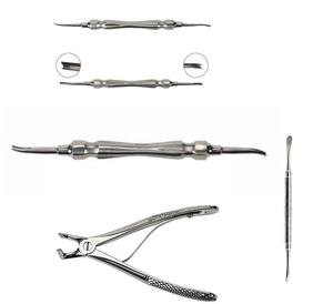 5 pièces d'instruments spécialisés en acier inoxydable pour chirurgies dentaires - Product Image 2