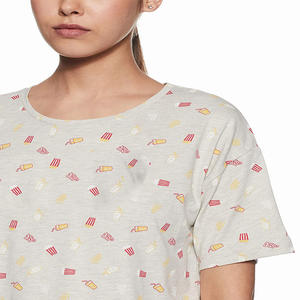 Auto impresa señoras de verano conjunto de ropa Casual Camiseta corta con venta caliente Plus tamaño dormir conjuntos - Product Image 5