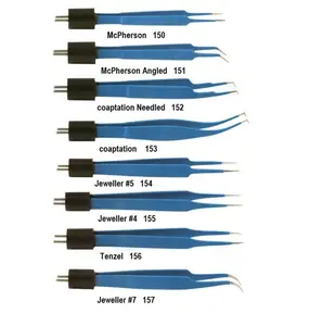 จักษุ Bipolar Forceps ใช้ซ้ำได้,Mcpherson Coaptation Needle Jeweller Tenzel Iris 10.2ซม. ถึง15ซม. ปลาย0.5 1มม. ได้รับการรับรองโดย CE - Product Image 1